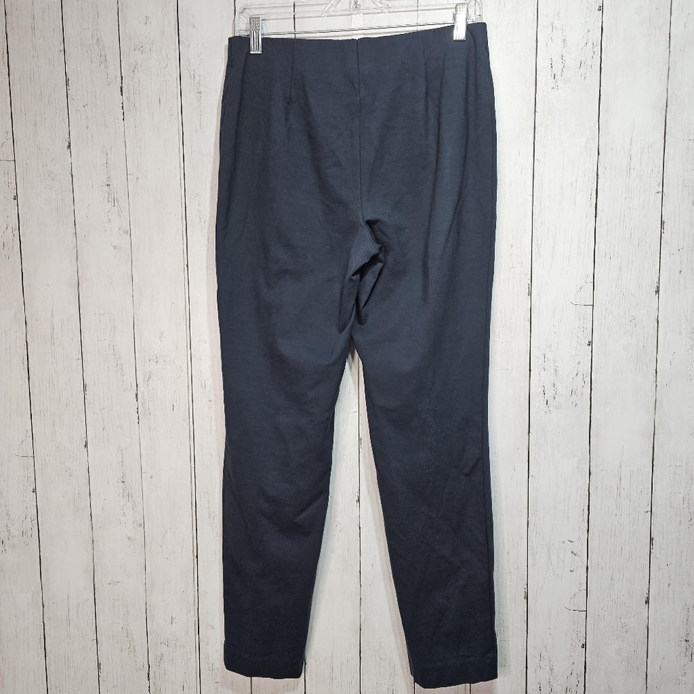 J. Jill Women's Ponte Slim Leg Pull on Pants Dark Blue Size Small Rayon Knit. - Picture 5 of 6